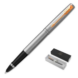 Роллер Parker Jotter Core Stainless Steel цвет чернил черный цвет корпуса стальной (артикул производителя 2089227)